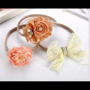 3 new headbands on nylon bands